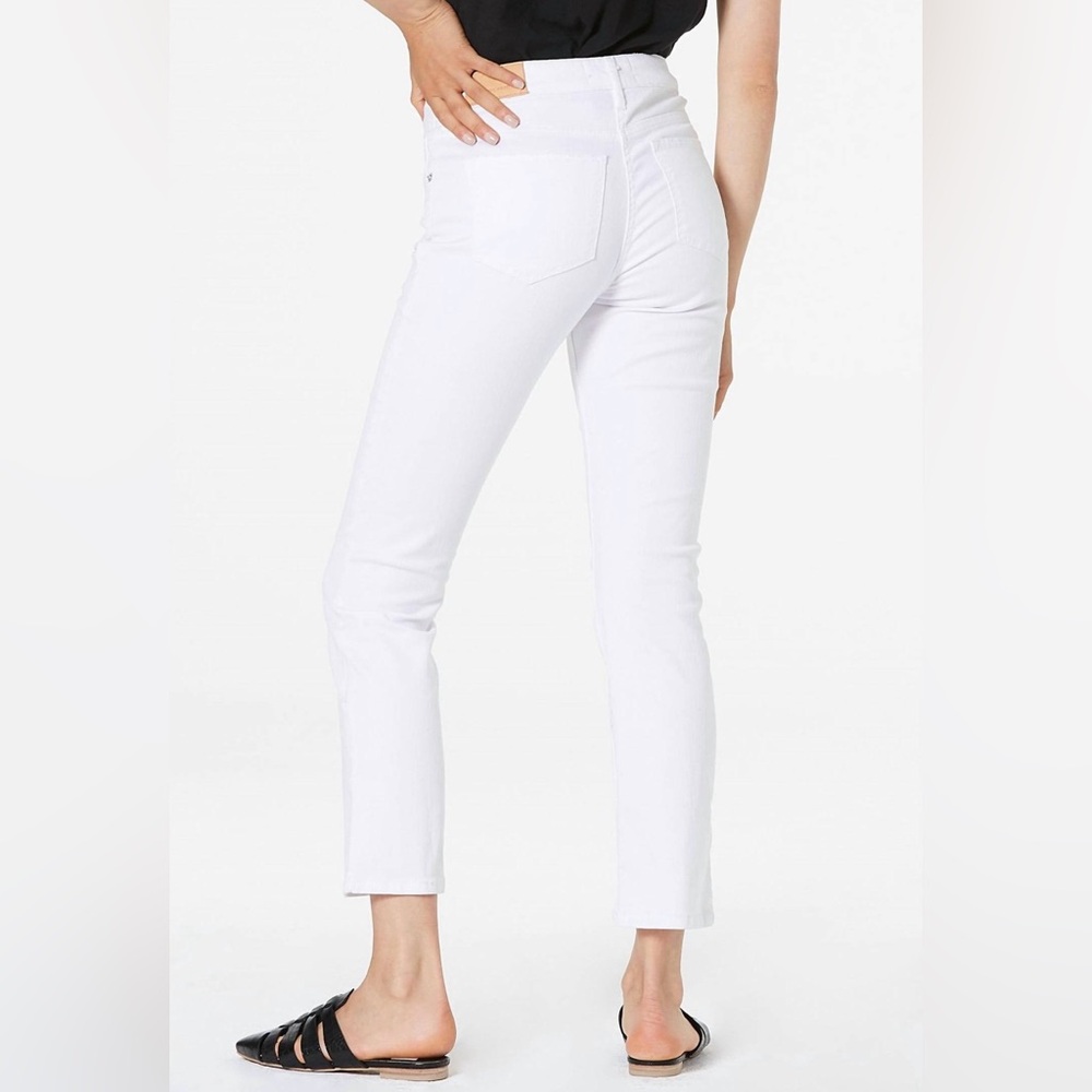 Dear John Women's Blaire White Straight Leg ankle Jeans - Picture 2 of 11